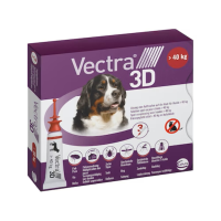 Vectra Anti vlo & Teek 3D Hond XL >40 kg 3 stuks