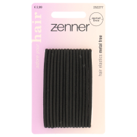 8X Zenner Elastieken Metal Free Zwart 15 stuks