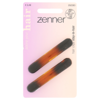 3X Zenner Haarspeld Stay in Hair Bruin 7,5 cm 2 stuks