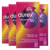 4X Durex Condooms Pleasure Me 10 stuks
