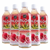 5X Tropical Aloe Vera Drink Granaatappel 500 ml