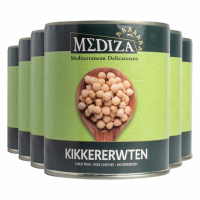 6X Mediza Kikkererwten 800 gr