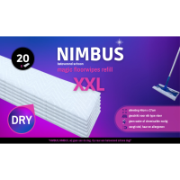 4X NIMBUS Magic Vloerdoekjes Navulling XXL 20 stuks