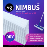 5X NIMBUS Magic Vloerdoekjes Navulling 40 stuks