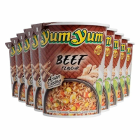 9X Yum Yum Noodles Soep Cup Rund 70 gr