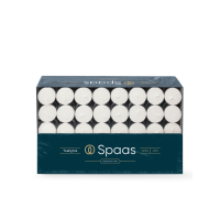 SPAAS Theelichten Wit 6 Branduren 120 stuks