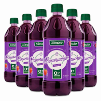 6X Slimpie Siroop Bosvruchten 650 ml