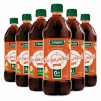 6X Slimpie Siroop Ice Tea Perzik 650 ml