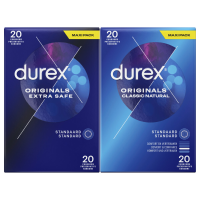 Durex   Extra Safe Condooms 20 stuks & Classic Natural Condooms 20 stuks   Pakket