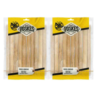 2X Voskes Hondensnacks Geperste Staven L 10 stuks