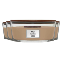 4X WoodWick Geurkaars Ellipse Cashmere 454 gr