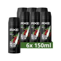 6X Axe Deodorant Bodyspray Africa 150 ml