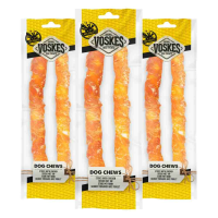 3X Voskes Hondensnack Stick Met Kip 25 cm 2 stuks