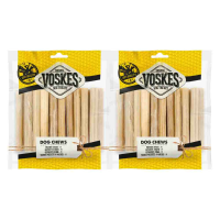 2X Voskes Hondensnacks Geperste Staven M 20 stuks