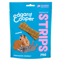 Edgard & Cooper Adult Strips Zalm & Kip 75 gr