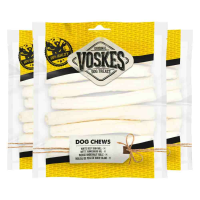 3X Voskes Hondensnacks Roll White M 8 stuks