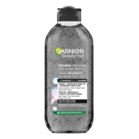 6X Garnier SkinActive Micellair Reinigingswater Jelly water Alles in 1 met Charcoal 400 ml
