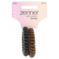 3X Zenner Cable Elastieken Bruin 2 stuks