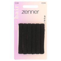 4X Zenner Roll Up Elastieken Zwart Small 6 stuks