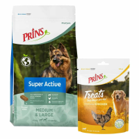 Prins ProCare Super Active 20 kg & Treats Chicken Pakket