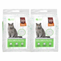 2X HobbyFirst Feline White Hygiëne Aloe Vera 12 liter