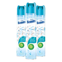 3X At Home Luchtverfrisser Spray Fris Katoenlinnen 400 ml