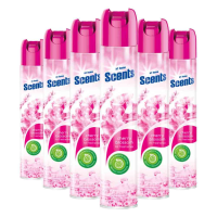 6X At Home Luchtverfrisser Spray Kersenbloesem 400 ml