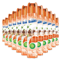12X At Home Luchtverfrisser Spray Sandelhout en Jasmijn 400 ml