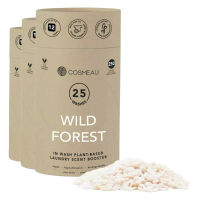 3X Cosmeau Geurbooster 25 Wasbeurten Wild Forest 250 gr