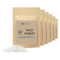 6X Cosmeau Geurbooster 25 Wasbeurten Navulling Wild Forest 250 gr