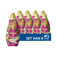 8X Robijn Klein & Krachtig Wasmiddel Color Tropical 19 Wasbeurten 665 ml