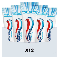 12X Aquafresh Tandpasta Whitening Mini 15 ml