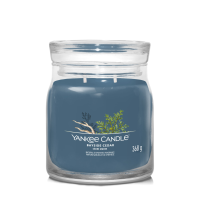 Yankee Candle Geurkaars Medium Jar Bayside Cedar Signature 368 gr