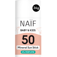 6X Naif Baby & Kids Sun Zonnebrand Stick SPF 50 36 gr