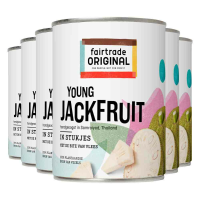 6X Fairtrade Original Young Jack Fruit 565 gr