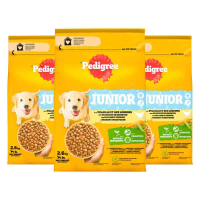3X Pedigree Hondenvoer Hondenbrokken Junior Kip 2,6 kg