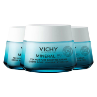 3X Vichy Minéral 89 Dagcrème Zonder Parfum 50 ml