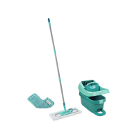 Leifheit Profi Vloerwisser XL 42 cm Compleet Systeem met Wieltjes Micro Duo + Static Stofdoek Plus