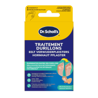 6X Dr. Scholl's Eelt Verwijderpleisters 4 stuks