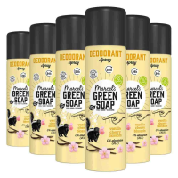 6X Marcel's Green Soap Deodorant Spray Vanilla Cherryblossom 150 ml
