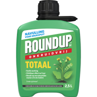 2X Roundup AC Totaal Onkruidvrij Onkruiddrukspuit Navulverpakking 2,5 liter