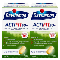 2X Davitamon Actifit 50+ 90 tabletten