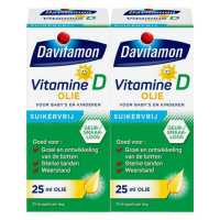 2X Davitamon Vitamine D Olie 25 ml