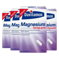4X Davitamon Magnesium Forte 400mg 30 tabletten