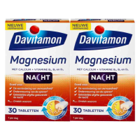 2X Davitamon Magnesium Voor de Nacht 30 tabletten