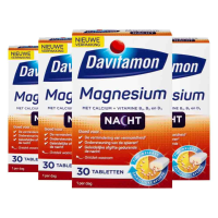 4X Davitamon Magnesium Voor de Nacht 30 tabletten