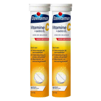 2X Davitamon Vitamine C Forte + Extra D3 Citroen 15 bruistabletten