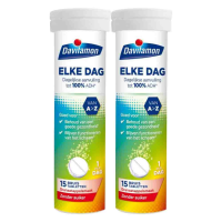 2X Davitamon Elke Dag Bruis Granaatappel 15 stuks
