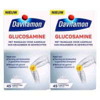 2X Davitamon Glucosamine 45 tabletten