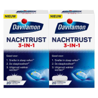 2X Davitamon Nachtrust 3 in 1 20 capsules
